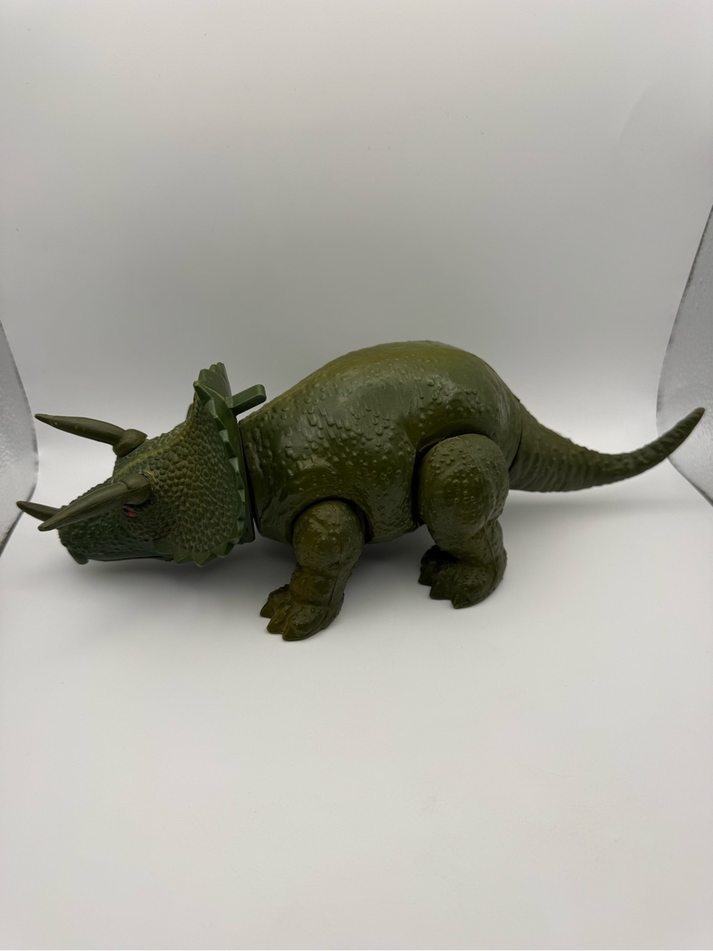 1987 HG Toys Dinosaur Warrior Triceratops Action Figure Tested Works
